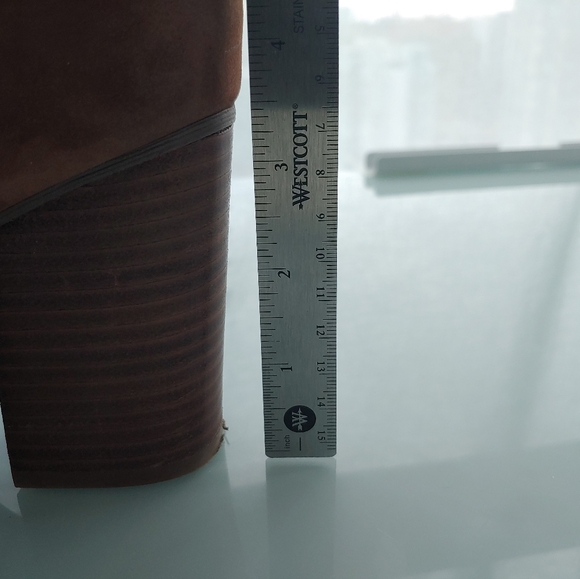 Aldo tan faux suede lace up boots - Picture 3 of 5